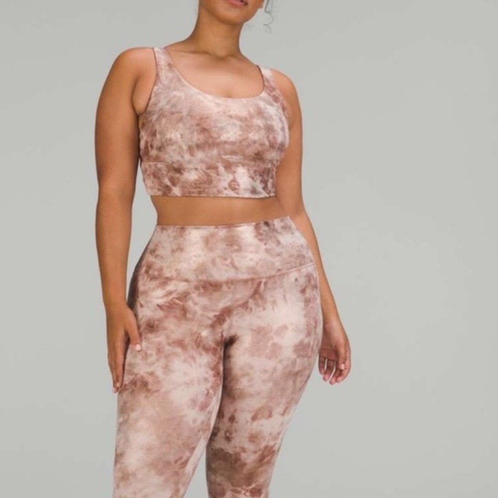 Lululemon Align Shine Rose Pink Set NWT